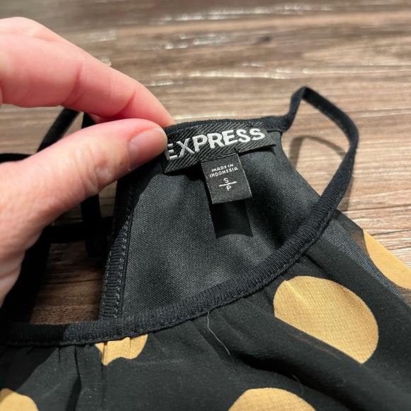Express Polka Dot Spaghetti Strap Top - Picture 5 of 5